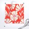 Floral Silhouette Custom Printed Fabric by Spoonflower Various Fabrics by the Yard or Fat Quarter